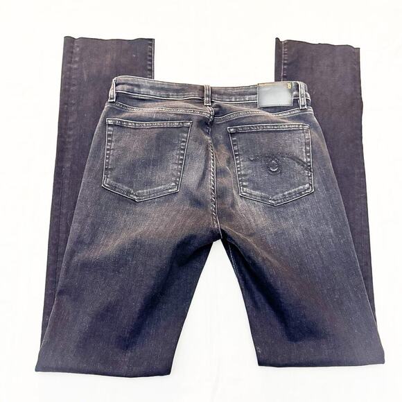 R13 Alison Slim 785-Rayne Black R13W0115-785 Zip Fly Denim Jeans Size 29 Italy - Picture 5 of 9